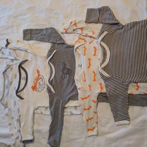 Lot of five NWOT long sleeve sleep sacks